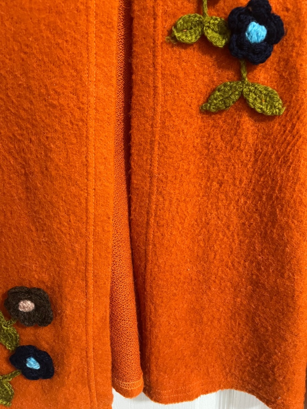 Mode Expres Orange Floral Cardigan - Picture 9 of 11